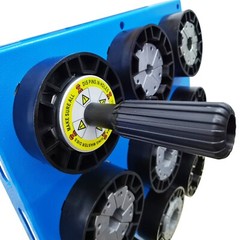 Hydraulic Hose Crimping Machine 12V Vehicle Hose Crimper 0.39&Prime;-2.40&Prime; 8 Set Dies