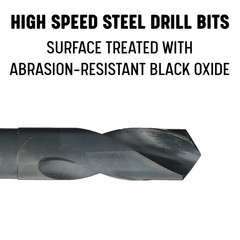 Drill America 3/4&Prime; NGH High Speed Steel Garden Hose Tap and 31/32&Prime; HSS 1/2&Prime; Shan