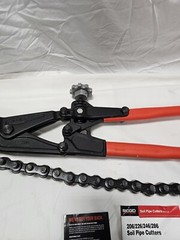 Ridgid 286 1.5 to 6 In Cutting Capacity 40 In L Forged Steel Blade Pipe Cutter