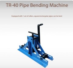 TR-40 Steel Pipe Bending Machine, Manual Square Tube Roller Bending Machine