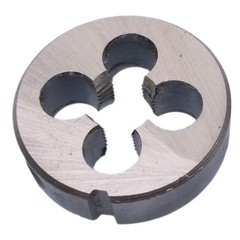 HSS M8x0.75mm Pitch Metric Die Right Hand Thread Machining Tool Hardware