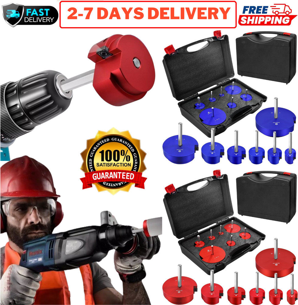 Plastic Pipe Reamer Kit for 1/2&Prime; Drills PVC Socket ABS Fitting Saver Reamer Tool