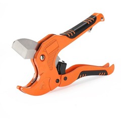 Bates- PVC Pipe Cutter, Cuts up to 1-5/8&Prime;, Ratchet Cutter Orange