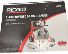 RIDGID K-400 52363 Drain Cleaner Drum Machine 3/8&rdquo; x 75&rsquo;