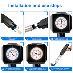Pneumatic drain cleaning tool