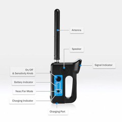 9 In Self-Leveling Sewer Camera 30m/98ft Pipe Inspection Camera w 512Hz Locator