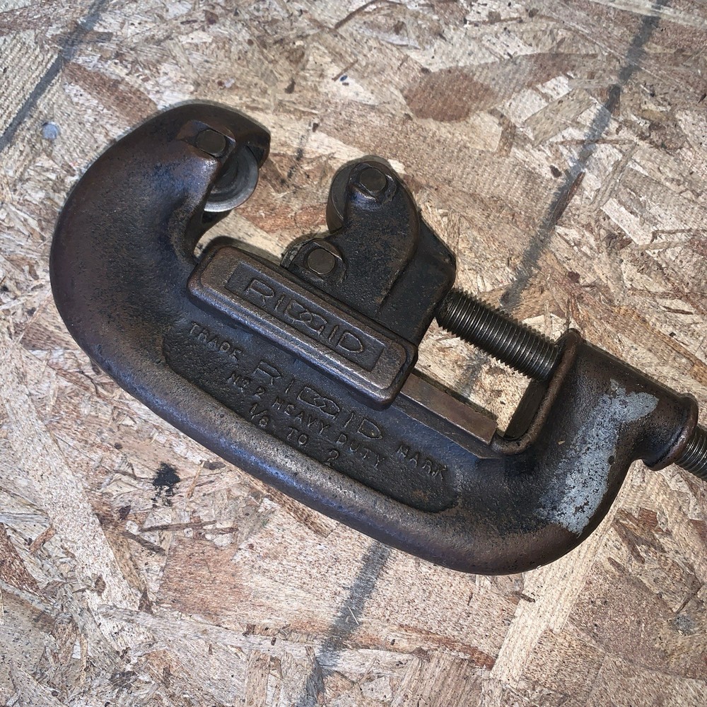 RIDGID No 2 Heavy Duty No. 1-2 Pipe Cutter Tool 1/8&Prime; To 2&rdquo; Made In USA