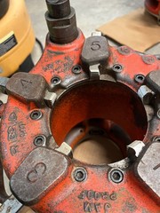 Ridgid 141 Pipe Threader Receding Threader 2 &frac12;&rdquo;-4&Prime; works fine good dies