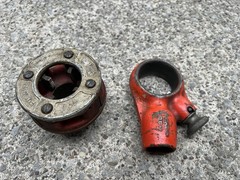 🇺🇸RIDGID 00-R Pipe Threader Threading Ratchet Head & 1&rdquo; Die Head🇺🇸