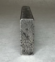 NEW Ridgid 9/16&Prime;-12 Bolt Die #1, Universal, High Speed, 48240