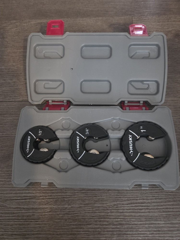 Husky Close Quarters Tubing Cutter Set with Case (3-Piece)