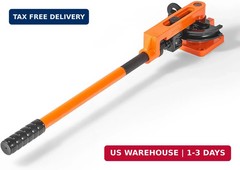 VEVOR Pipe Tube Bender, 3/8&Prime; to 1&Prime; OD Manual Pipe Tube Bender with 7 Bending Die