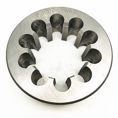 New 1pc HSS 1/2&Prime; &ndash; 14 NPT Taper Pipe Die 1/2 &ndash; 14 TPI