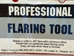 Vintage Melard No. 1354 Pipe Flaring Tool 45 Degree 1/8 &ndash; 3/4&Prime; Ez Release