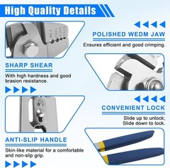 Fishing Crimping Tool Kit Wire Crimping Tool Stainless Steel Fishing Crimping Pl