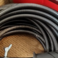 Husky 1/2 in. x 50 ft. Heavy‑Duty Manual Drain Auger for Clogged 1002494611 USED