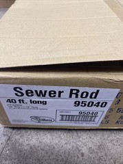 3 Pack Cobra Products 95040 1/2-Inch-by-40-Foot Encased Sewer Rod New