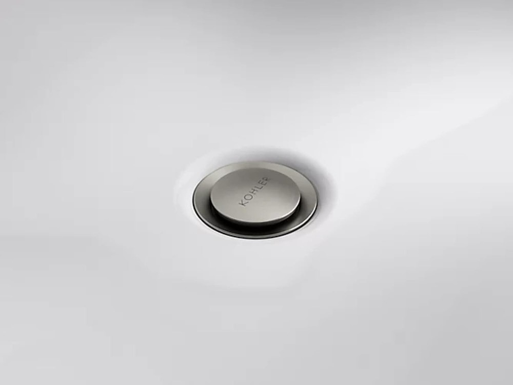Kohler RH1464524-BN Clicker Drain with Overflow in Vibrant Brushed Nickel