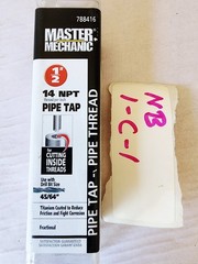 Master Mechanic 788416 1/2&Prime; 14 NPT Pipe Tap