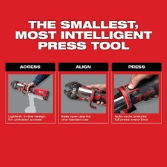 Milwaukee Tool 2922-22M 2922-22M Press Tool Kit M18 Force Logic With One-Key,