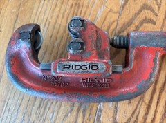 RIDGID RIDGE TOOL No 202 PIPE CUTTER 1/8&rdquo; TO 2&Prime;