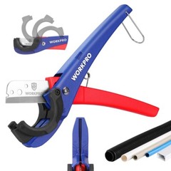 WORKPRO PEX Pipe Cutter Hose Cutter Tubing Cutter w/1/8&Prime;-1-5/8&Prime; Cutting Capacity
