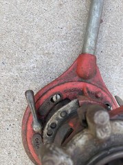 VINTAGE USED RIDGID NO.65-R C 148-1 RIGID 1&Prime; TO 2&Prime; PIPE THREADER!! With C 418