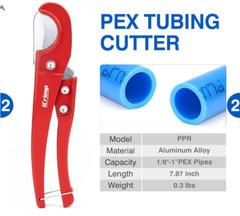 PEX Clamp Tool Kit for 3/8&Prime; 1/2&Prime; 3/4&Prime; 1&Prime;, PEX Clamp Cinch Removal Tubing Cutter