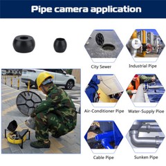 20M Pipe Inspection Camera HD 1200TVL DVR Drain Sewer Camera 4.3&Prime; LCD Monitor