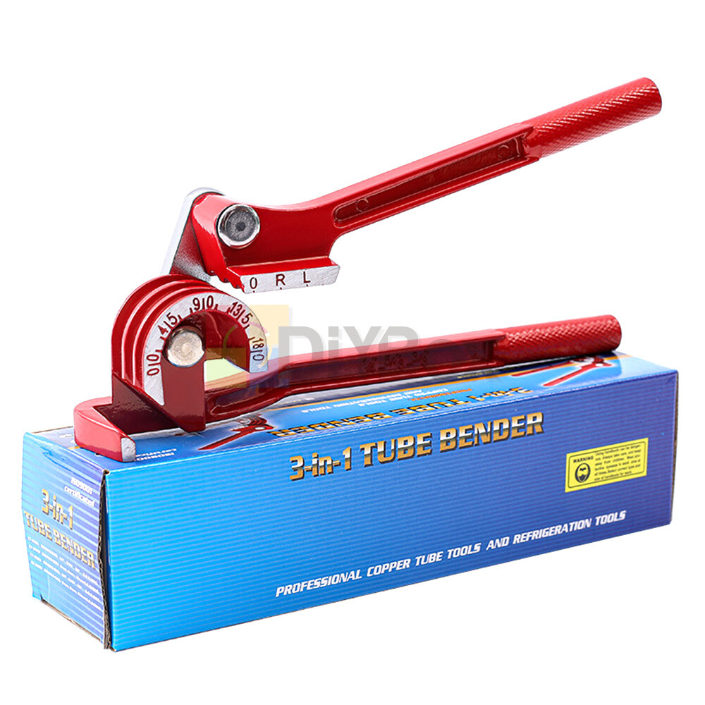 Tubing Tube Bender 1/4&Prime; 5/16&Prime; 3/8&Prime; Aluminum Copper Steel 90&deg; Fuel Brake Tool