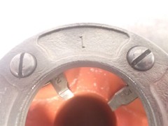 Ridgid 36900 00-R 1&Prime; NPT RH Alloy Steel Manual Pipe Threader Die Head (BN34)