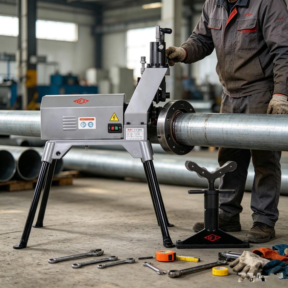 Electric Hydraulic Roll Grooving Machine 2&Prime;-12&Prime; Hydraulic Groove Cutting Machine