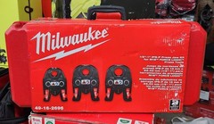 ⭐️NEW⭐️ Milwaukee M18 1/2 in.-1 in. Black Iron Press Tool Jaw Kit 49-16-2696