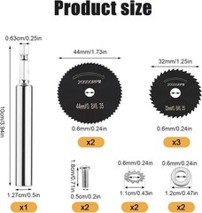 Inside Pipe Cutter for PVC Pipe, Internal Plastic Pipe Cutter 5 High Speed Steel