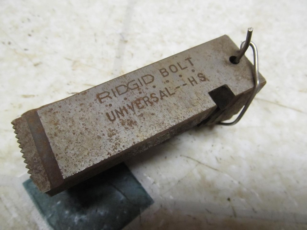 Ridgid 48230 7/16-14 UNC Universal HS RH Bolt Threader Die Set