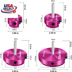 4 Pcs PVC Reamer Kit for Plumbing, 1.5-4 Inch Pipe Reamers Tool Set