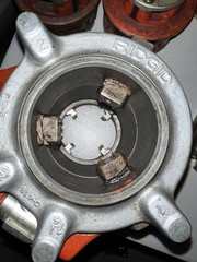 RIDGID No. 65-R Manual Pipe Threader Set w/ 3 Die Heads