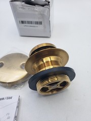 Artiwell TipToe Bathtub Drain Trim Set 3.23&rdquo;x3.23&rdquo;x2.2&rdquo; Brushed Gold 629907BG