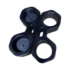 Dual Pipe Rod Holder Mount for Milwaukee Packout