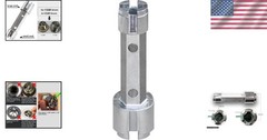 Effortless Tub Drain Installation & Removal Tool &ndash; Durable Aluminum Wrench, 6&Prime;