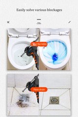 12V Pipe Dredge Machine Electric Drill Toilet Drain Clogging Cleaning Tool New