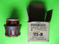 Ridgid 111-R 1/4&Prime; Die Head Complete For 111R Drop Head Pipe Threader