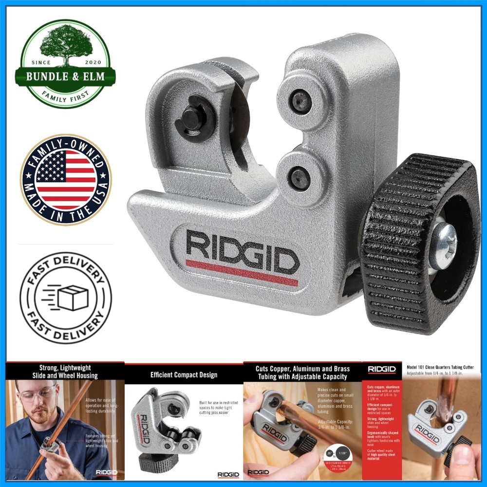 Handheld Tubing Cutter for Small Pipes, Ideal for Plumbing and HVAC Applications