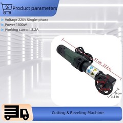 220V 2.4HP 2-6.6&rdquo; Electric External Pipe Cutter Electric Pipe Cutting Beveller