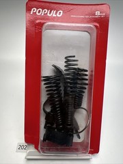 POPULO 8-Piece Drain Snake Drill Attachment Tackle Any Clog 5/16&rdquo; to 3/4&rdquo;