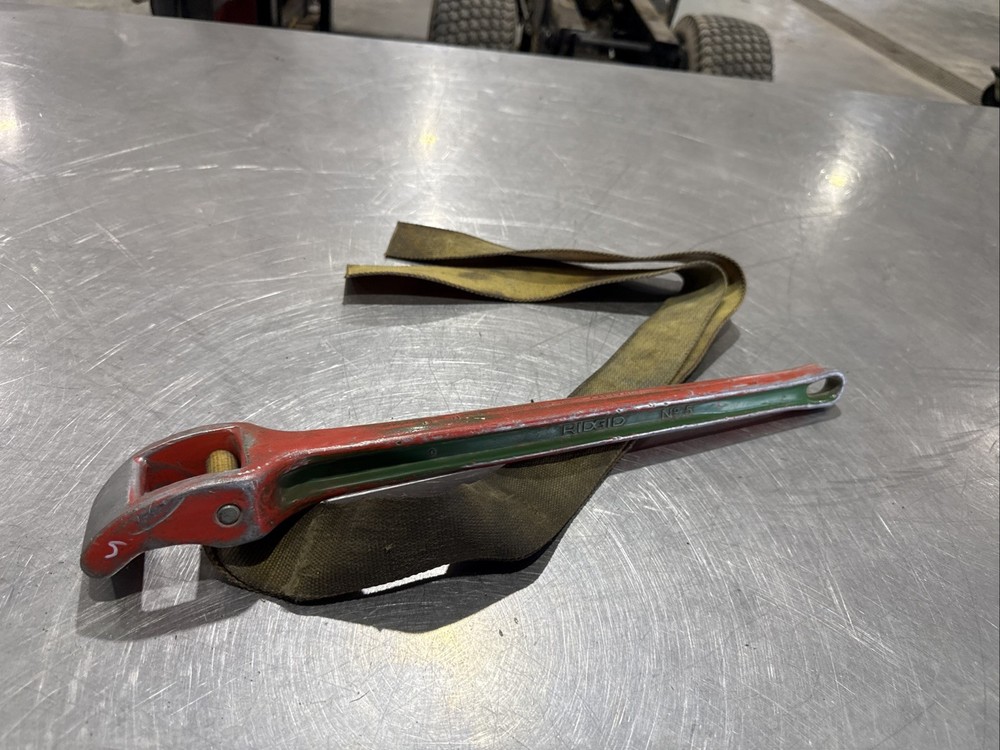 Ridgid No 5 Strap Wrench 18&rdquo; Aluminum Handle