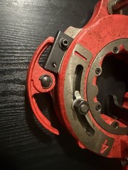 Ridgid 714 Pipe Threading Threader Die Head for 1224 Great Shape W/Dies 26152