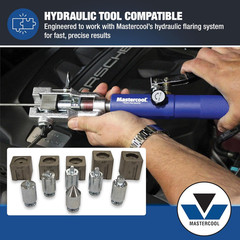 71098 37&deg; Flaring & Double Flaring Adapter Set &ndash; Hydraulic Tool Compatible &ndash; for