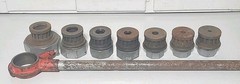 Nye No. 60 Triad Ratcheting Head 740 Pipe Threader & Die Set 1/4&Prime; To 1 1/4&Prime; Dies