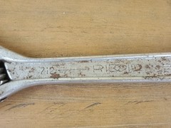 Ridgid Crescent Wrench 12&rdquo; Adjustable #712 The Ridge Tool Co. Elyria, Ohio